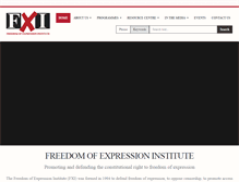 Tablet Screenshot of fxi.org.za